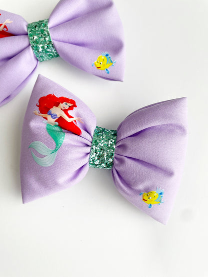 Little Mermaid Hair Bow