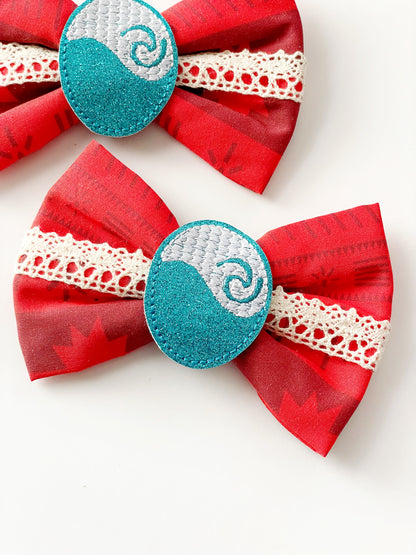 Moana Hair Bow