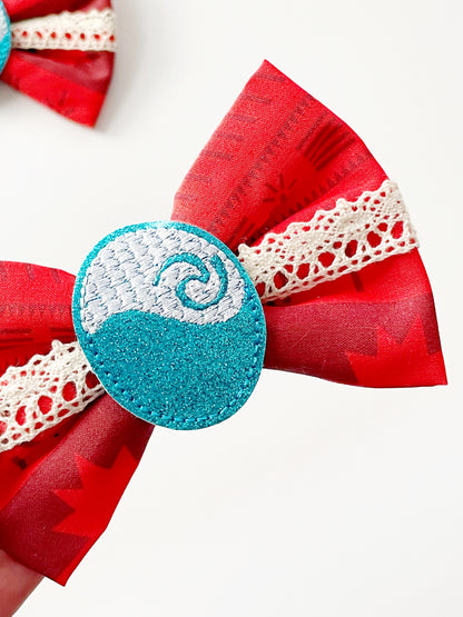 Moana Hair Bow