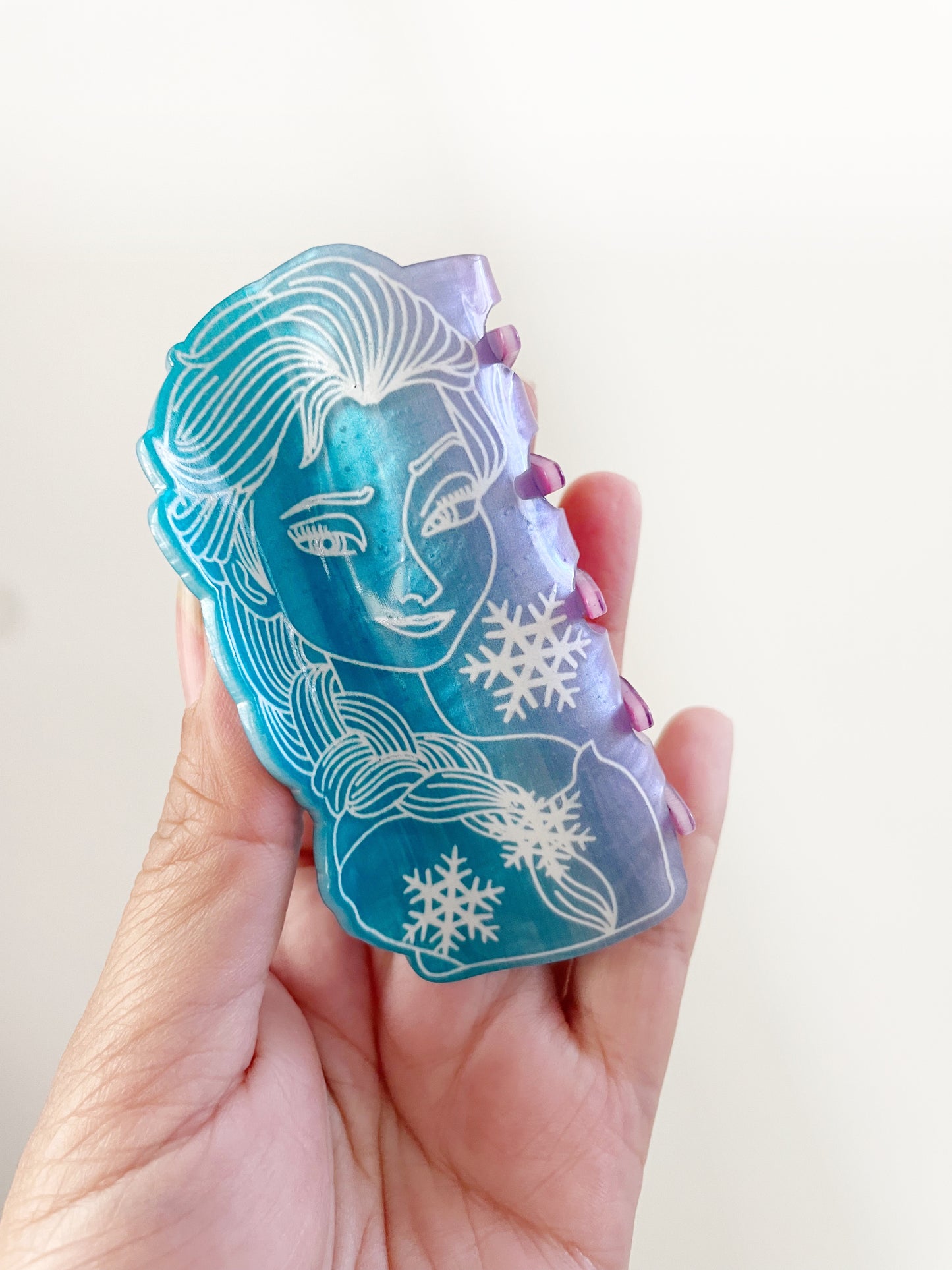 Frozen Elsa Hair Clip Claw