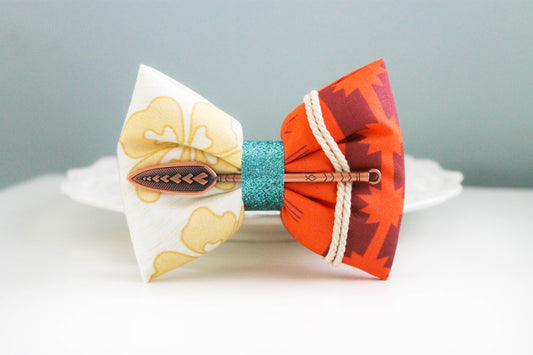 Moana Inspired Hair Bow