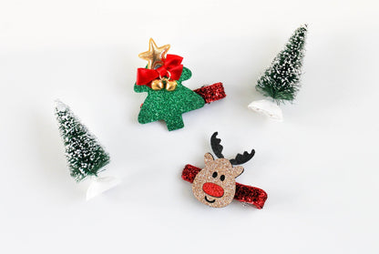 Christmas Tree Hair Clip