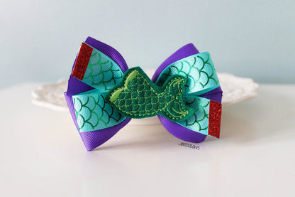 Ariel Ribbon Hair Bow