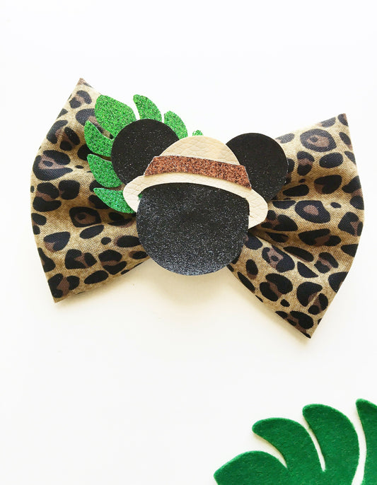 Animal Kingdom Inspired Fabric Bow