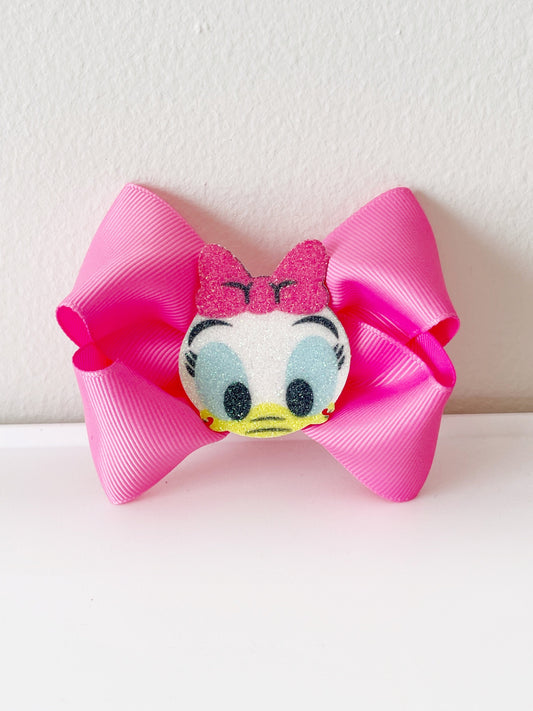 Daisy Duck Ribbon Bow