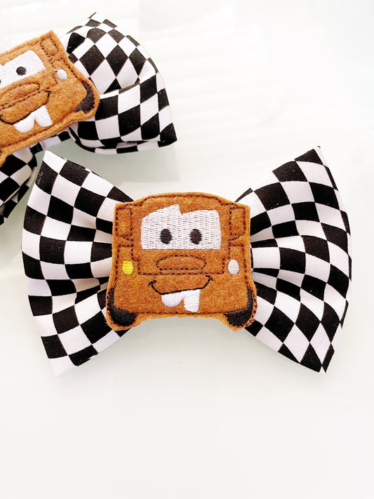 Tow Mater Hair Bow