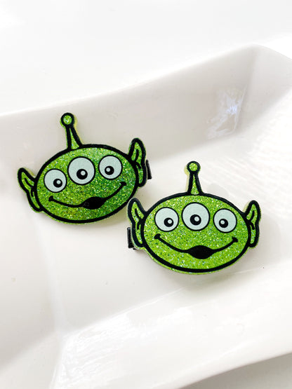 Toy Story Green Alien Hair Clip