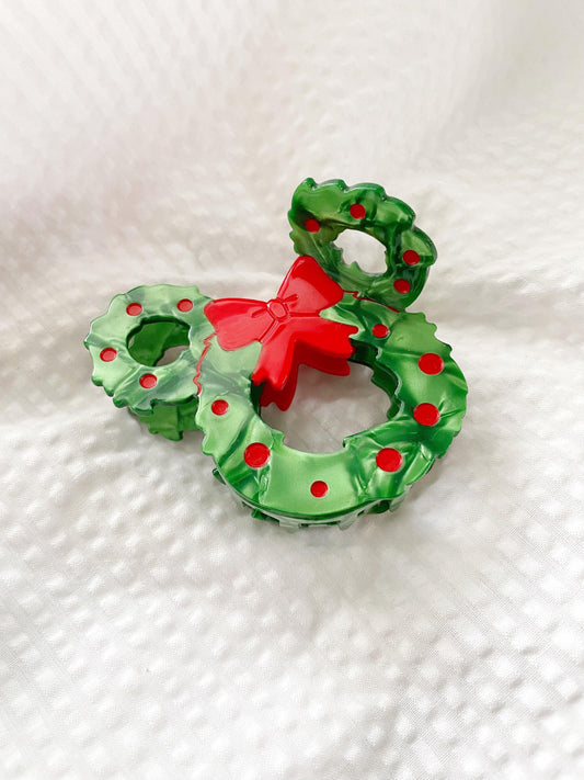 Disney Wreath Claw Clip