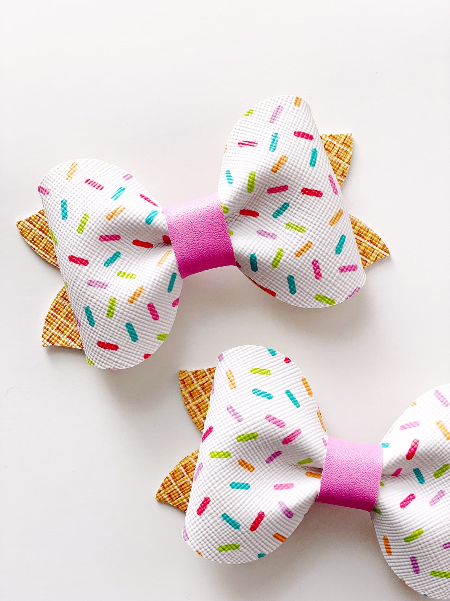 Ice Cream Hair Bow