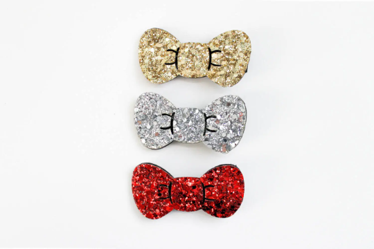 Hello Kitty Glitter Hair Bow