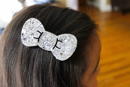 Hello Kitty Glitter Hair Bow