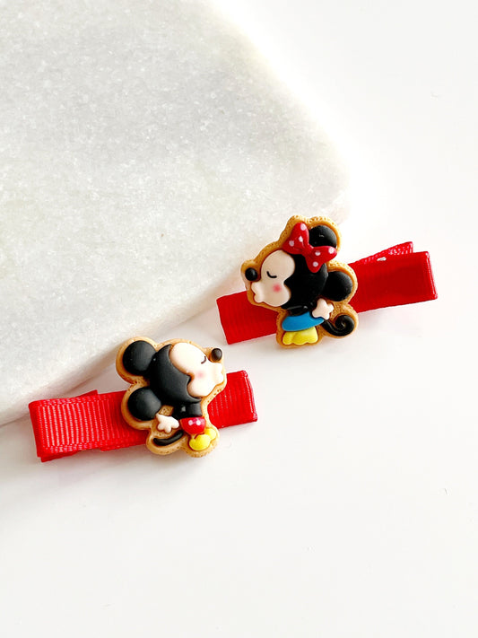 Minnie Mouse Hair Clips