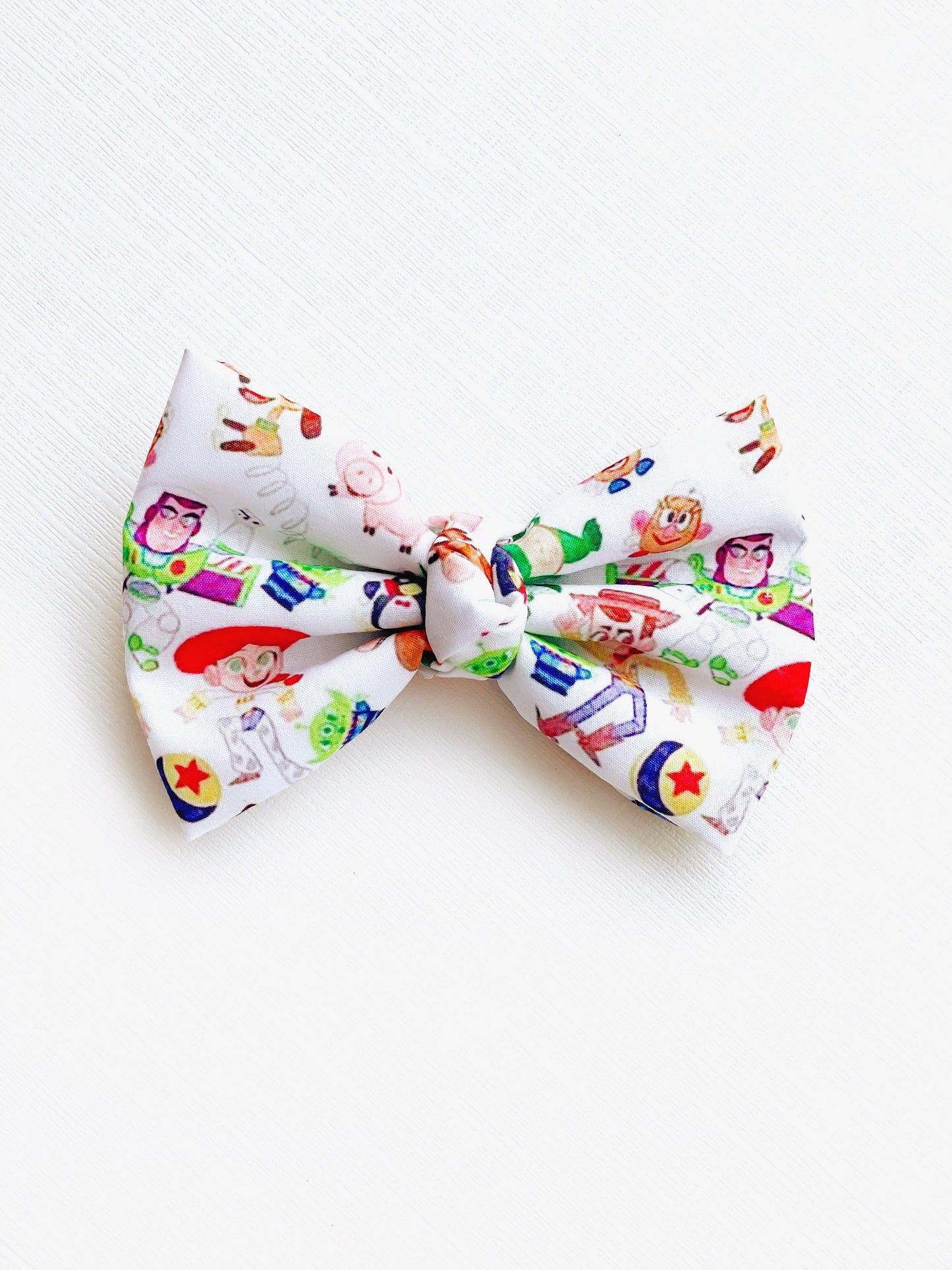 Toy Story Doodle Fabric Bow