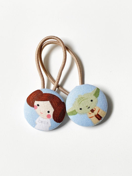 Baby Yoda Hair Elastic Ties