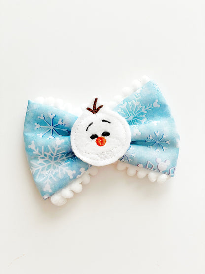 Olaf Hair Bow, Disney Frozen Hair Bow