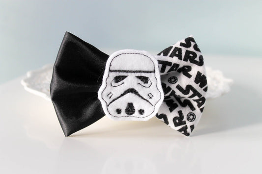 Storm Trooper Hair Bow