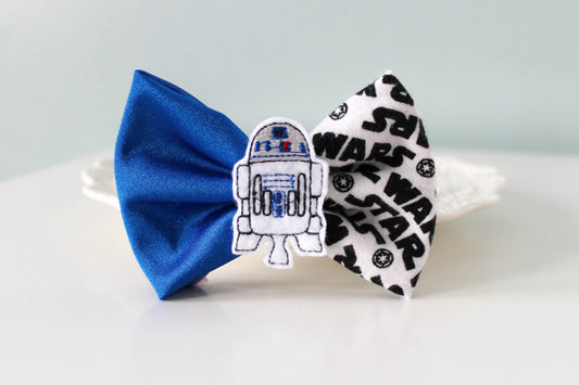 R2D2 Hair Bow